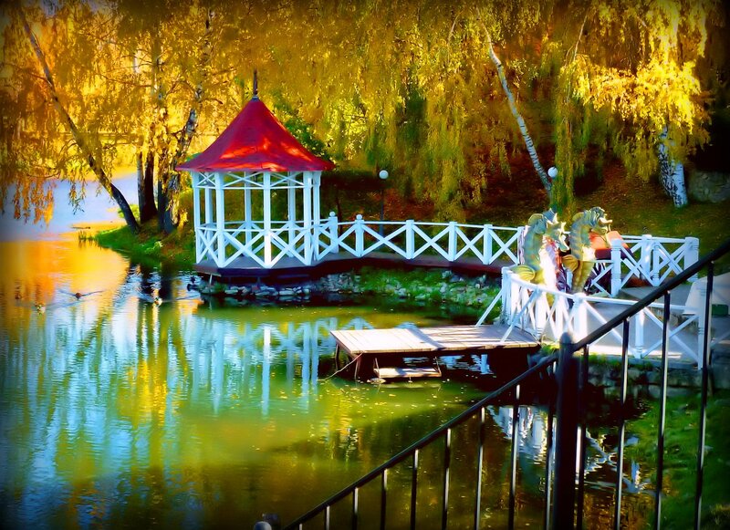 Gazebo on a Pond