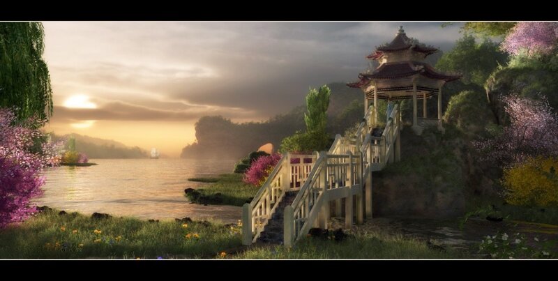 Gazebo on Lakeside Hill