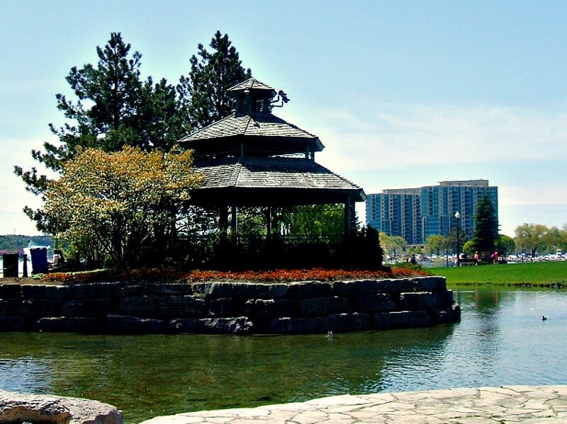 Gazebo on Pond Island