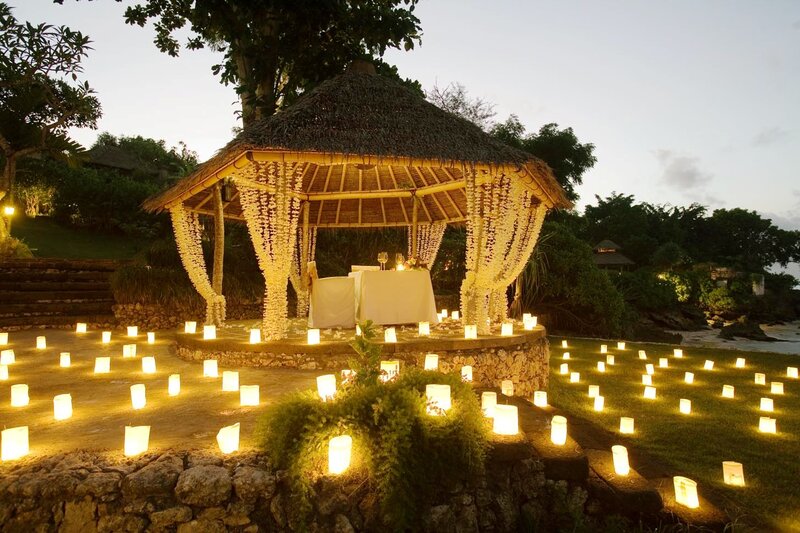 Gazebo with Candles