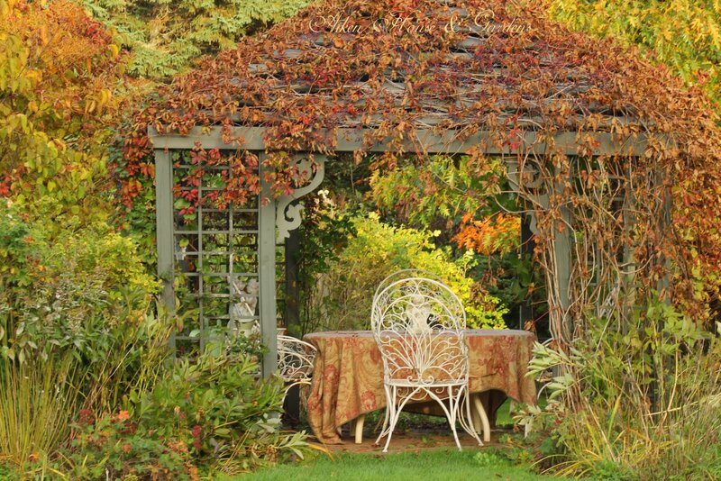 Gazebo with Table and Chairs
