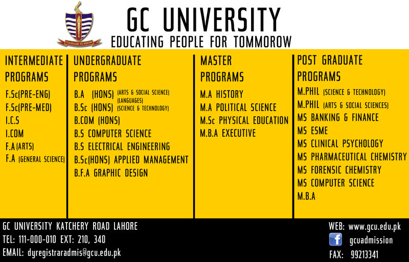 GC University Programs