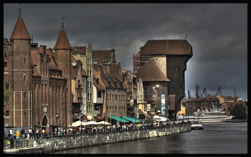 Gdansk Harbor Scene