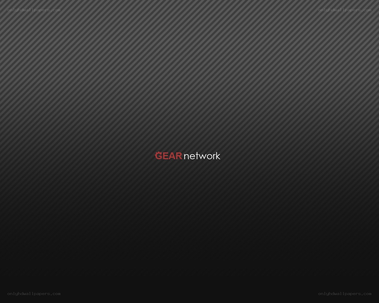 GEAR network logo on dark background