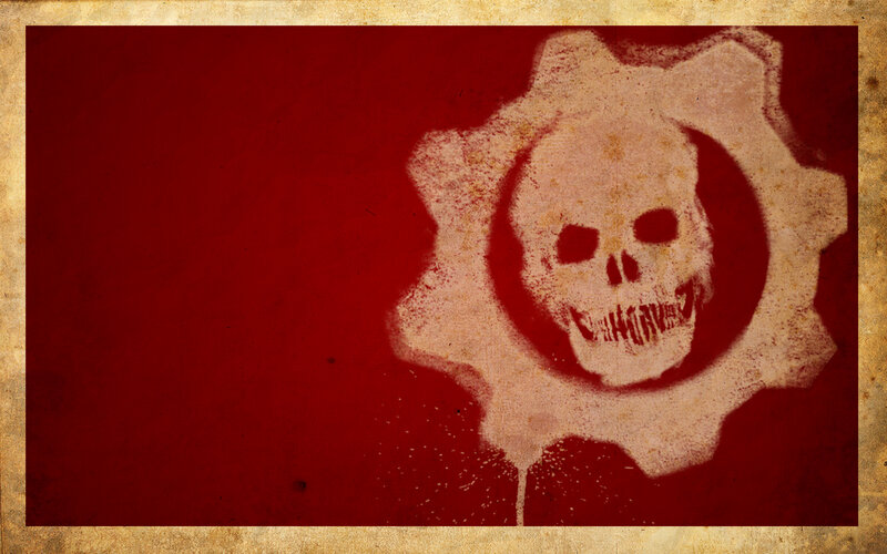 Gears of War logo with skull