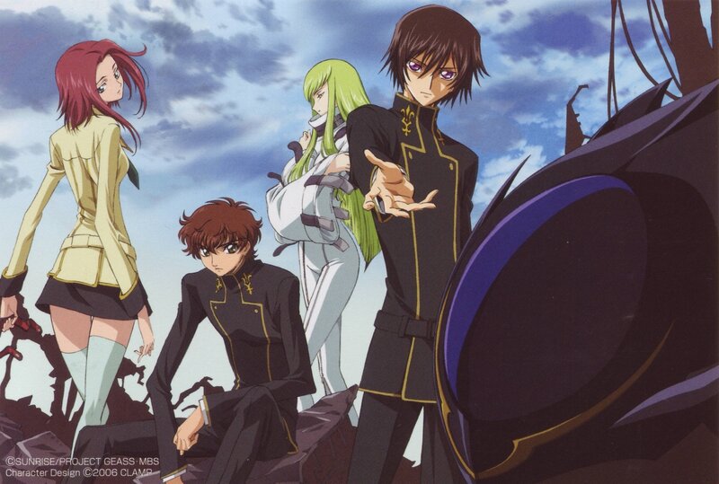 Geass anime character group