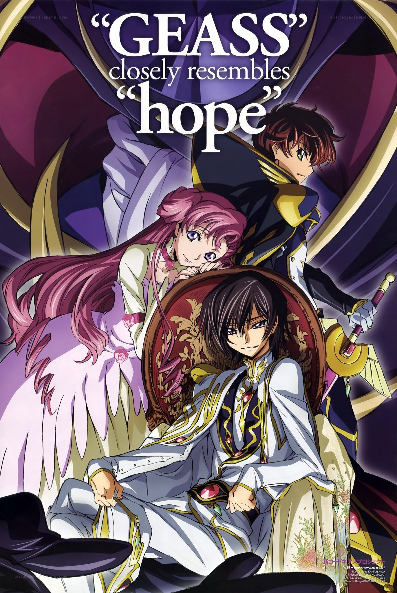 Geass anime character poster