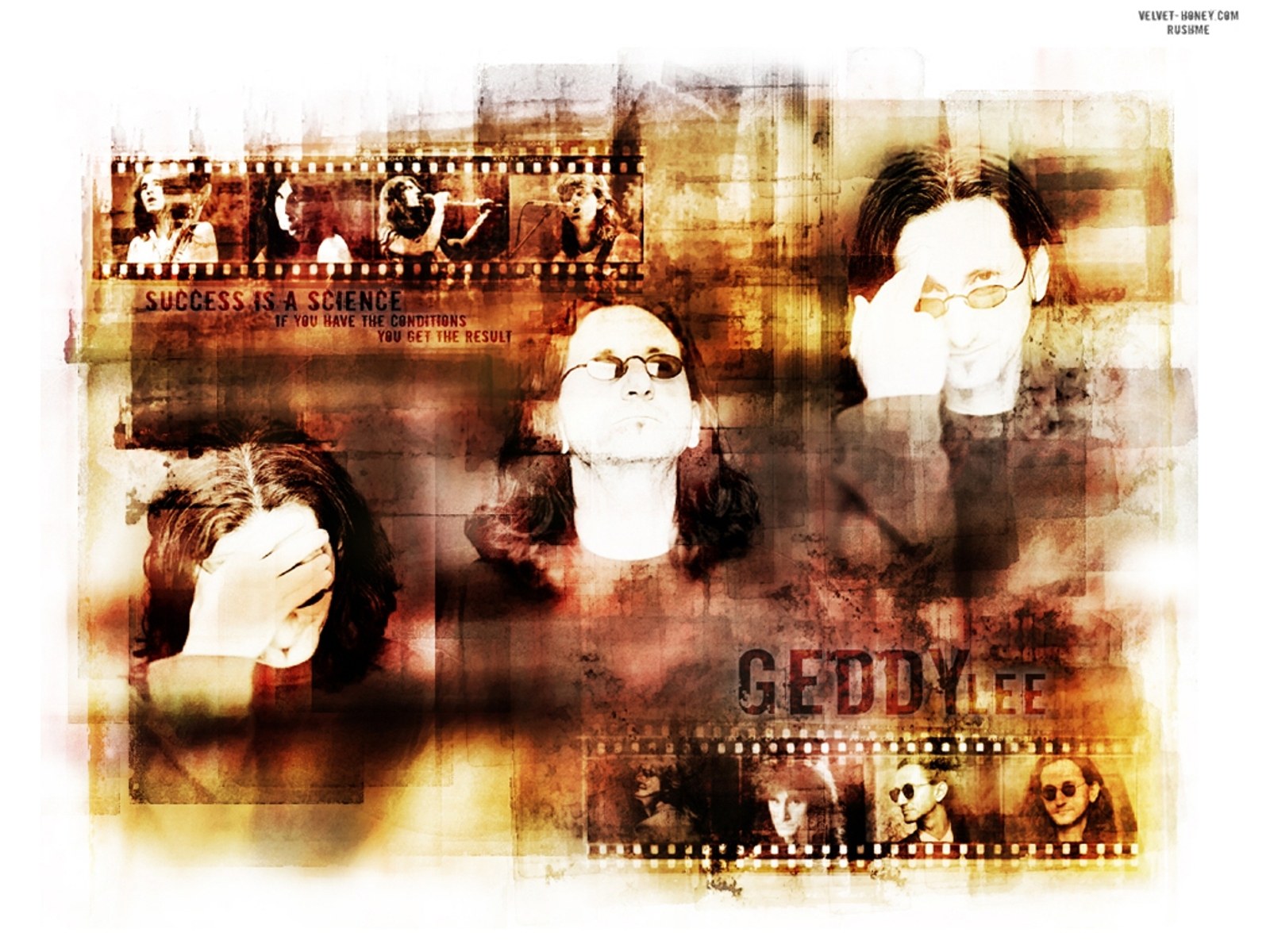 Geddy Lee collage artwork