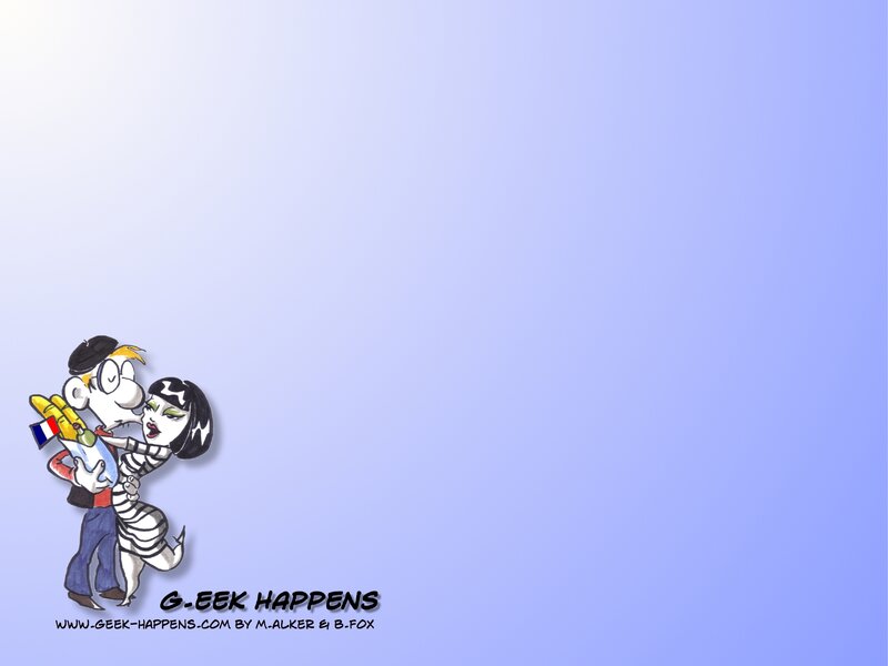 Geek Happens cartoon