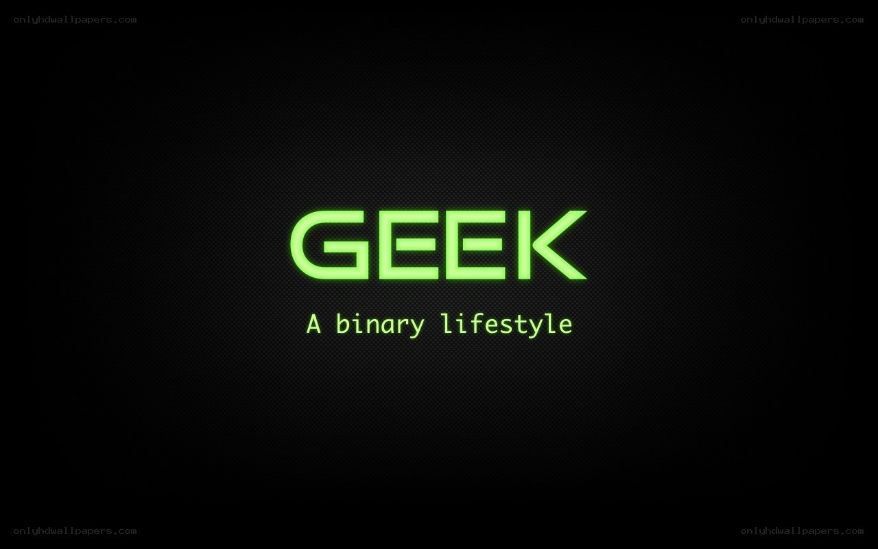 geek lifestyle text
