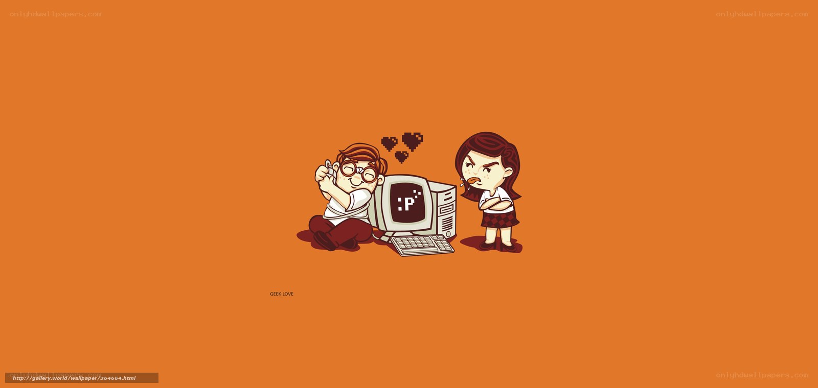 geek love cartoon