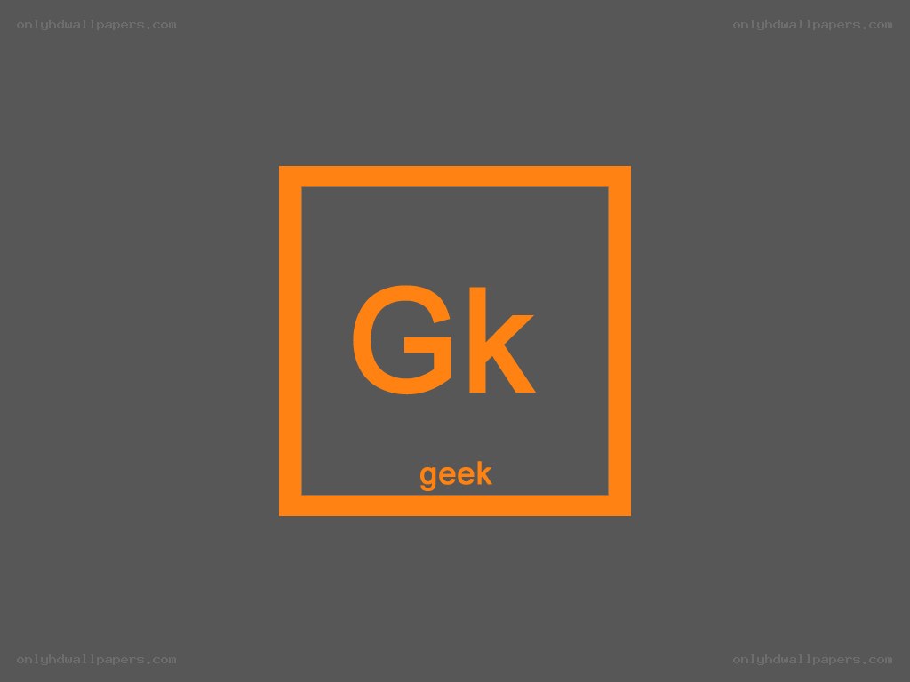 Geek periodic table element