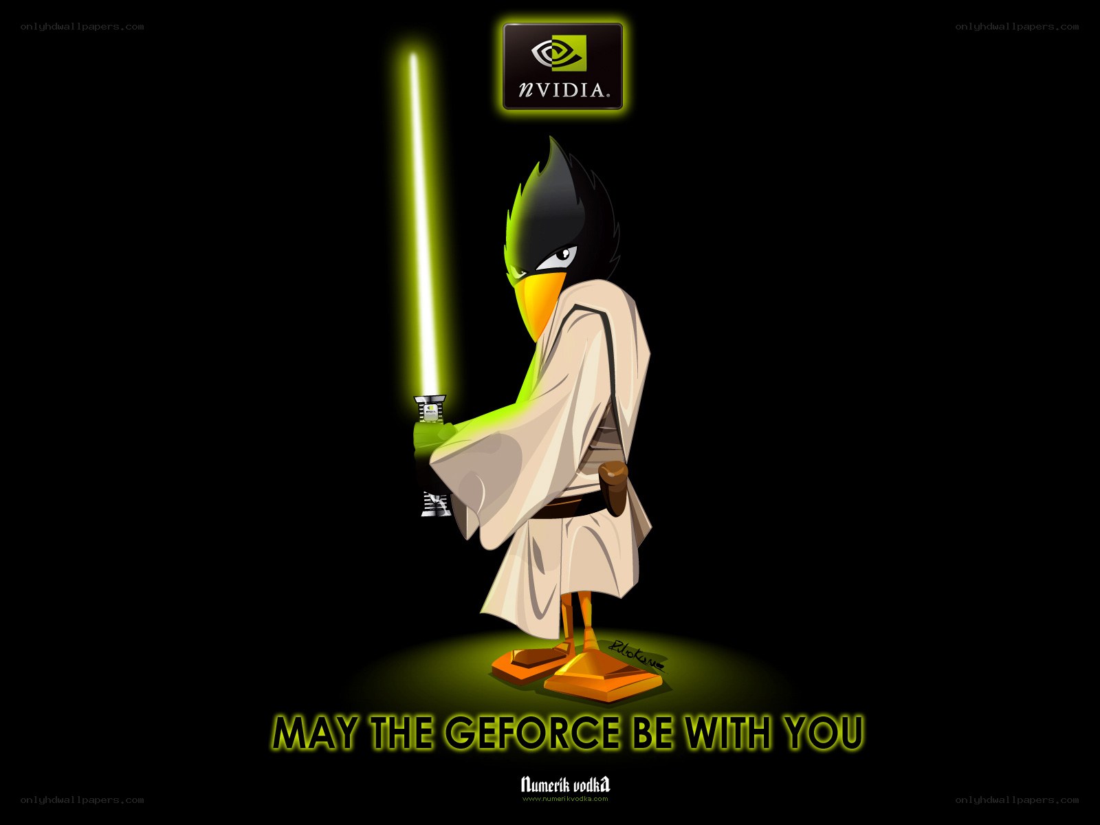GeForce Jedi Penguin