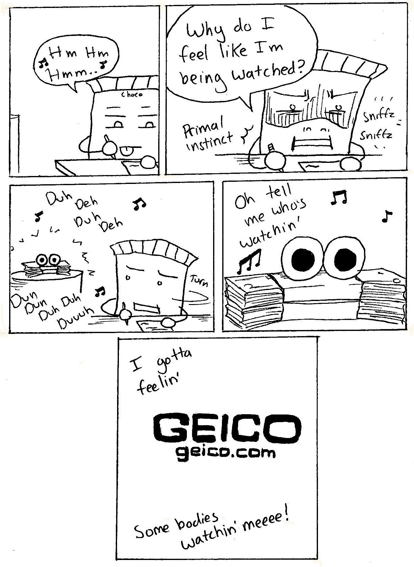 Geico comic strip