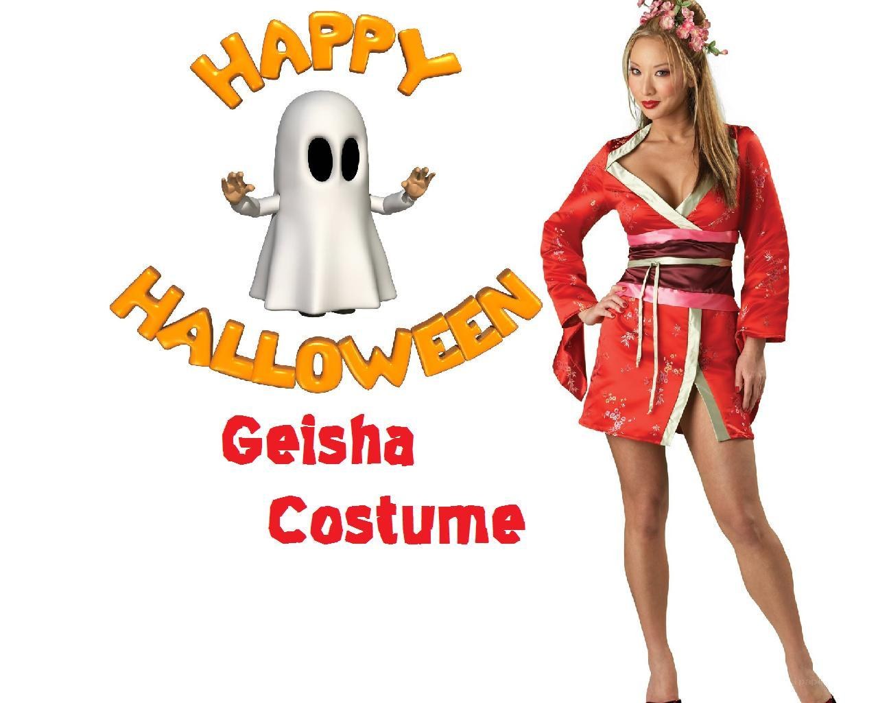 Geisha Halloween Costume