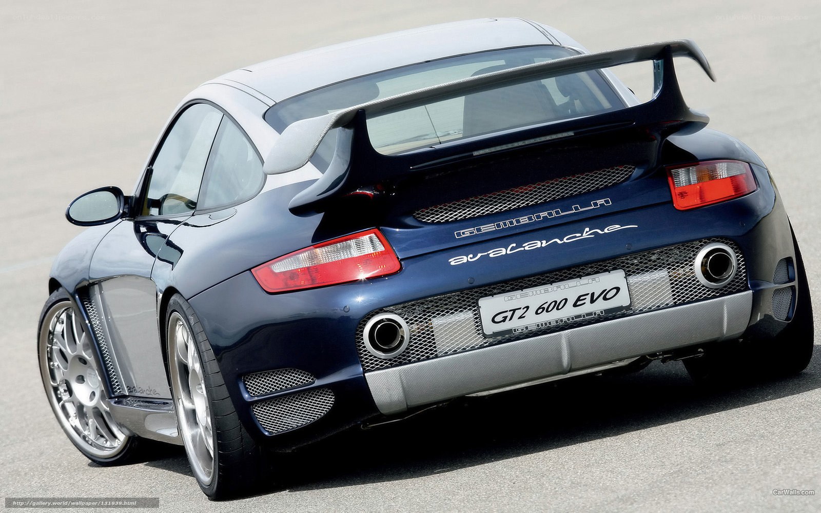 Gemballa GT2 600 EVO rear view
