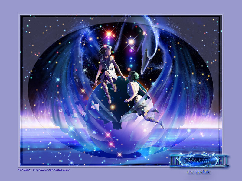 Gemini zodiac artwork
