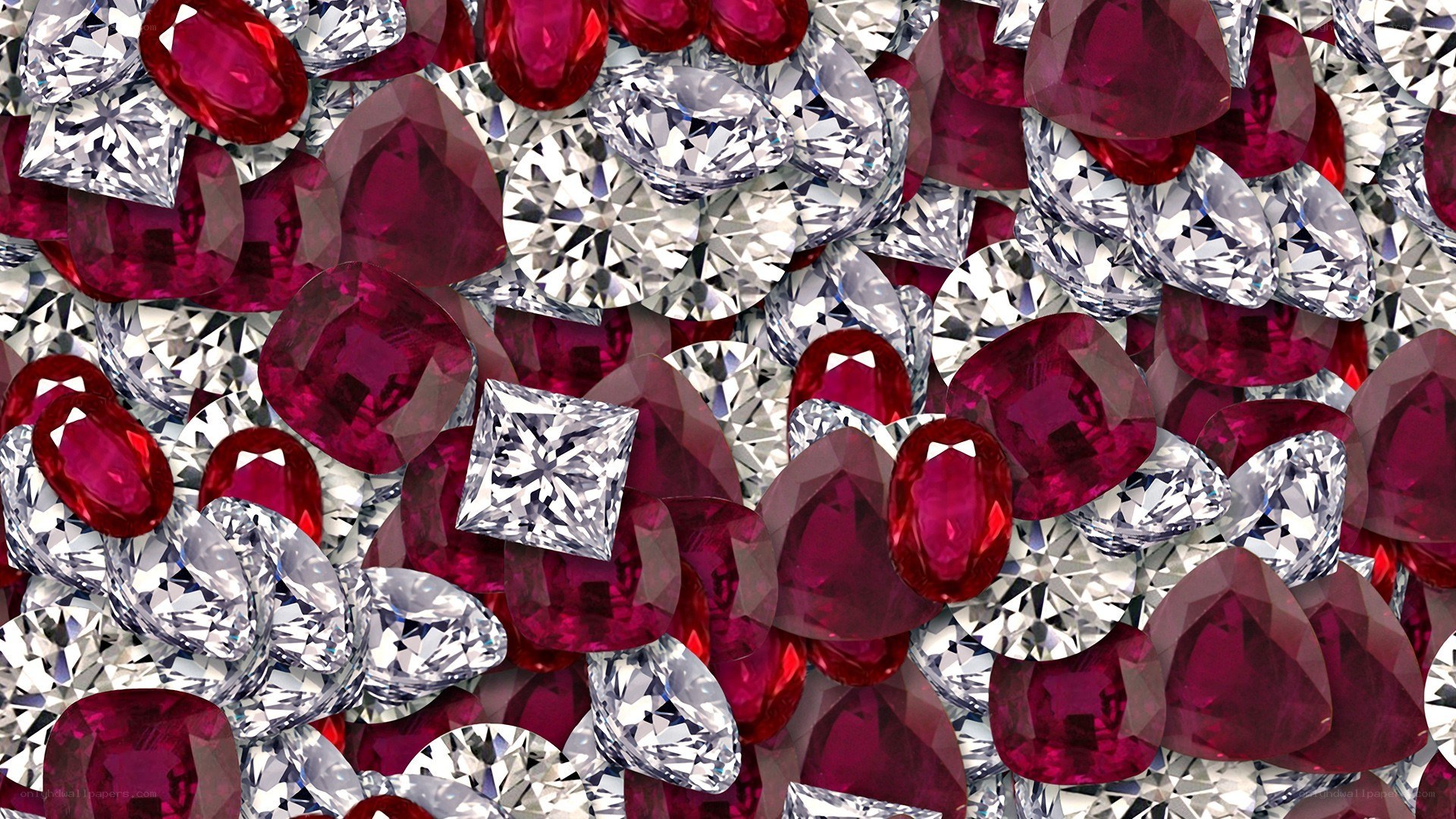gemstones and diamonds