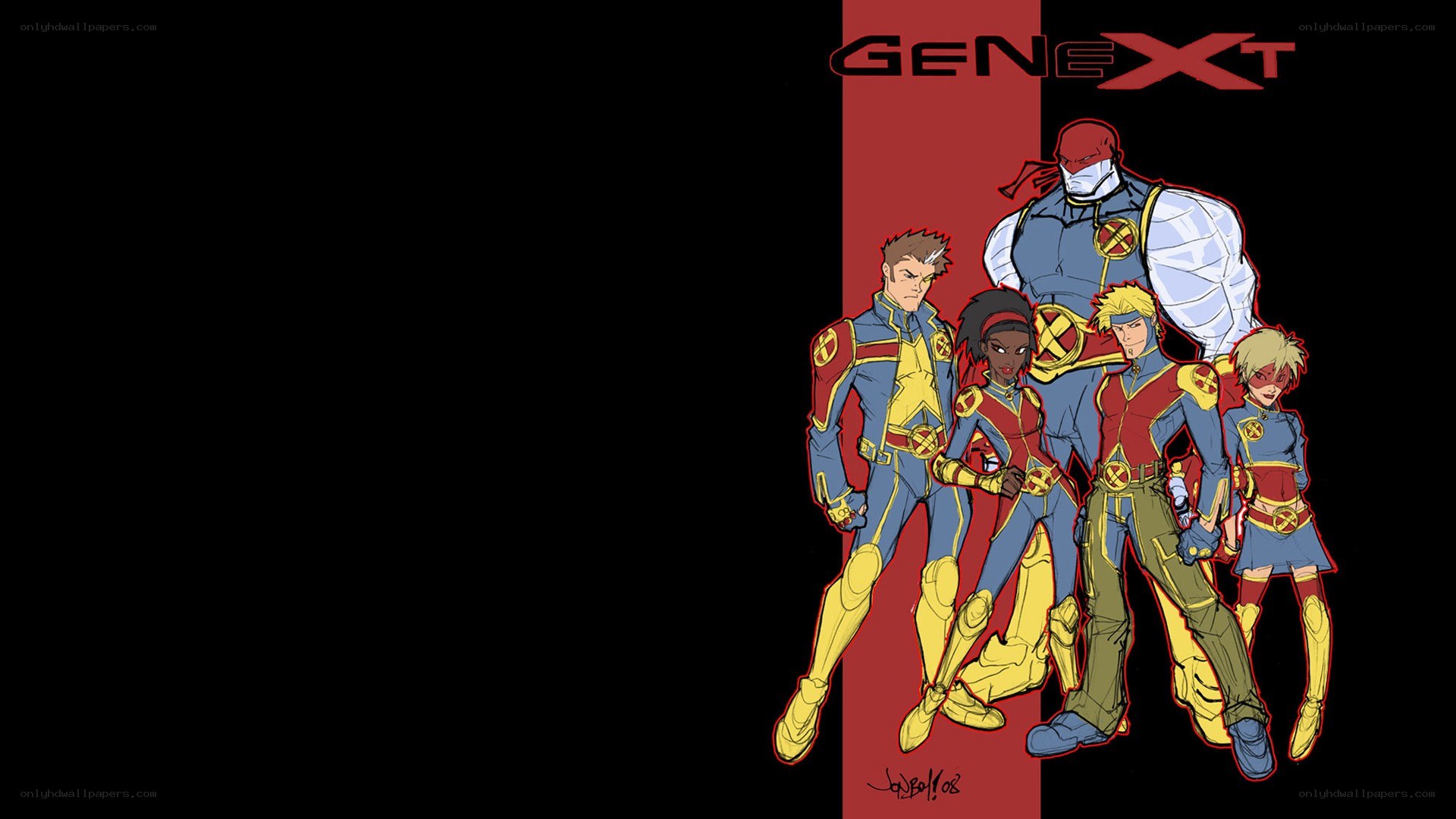 Gen X team illustration
