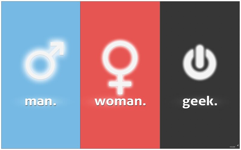 gender and geek symbols
