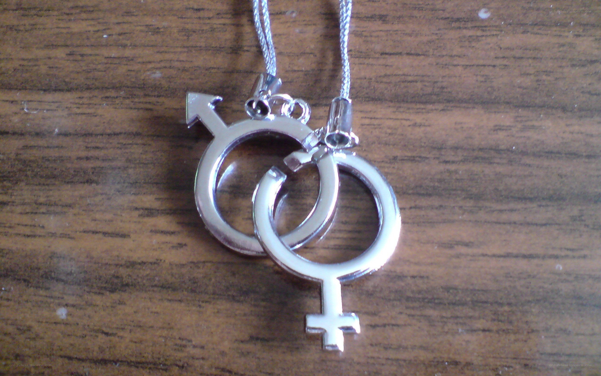 gender symbol pendants
