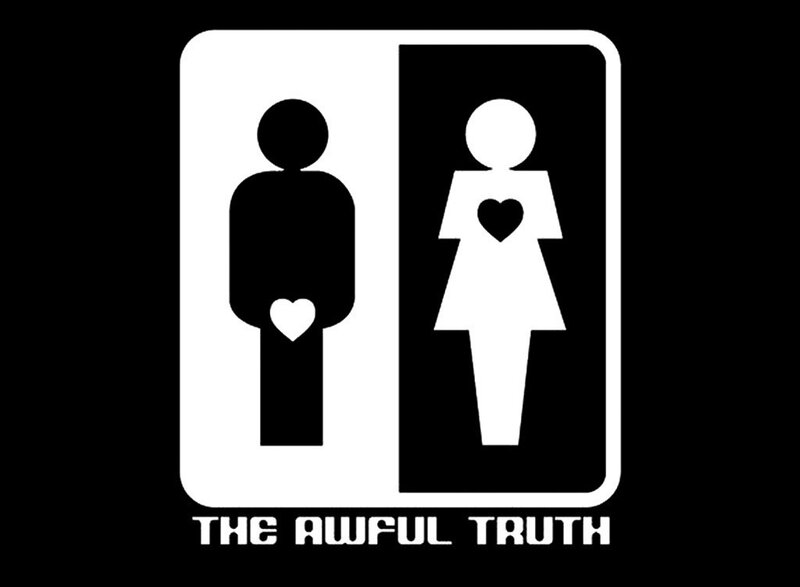Gender Symbols with Hearts — Black