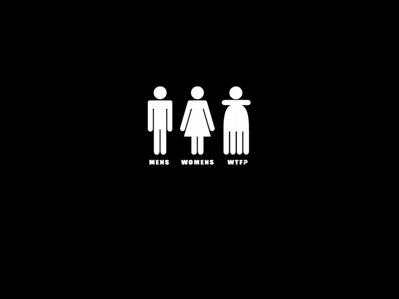 gender symbols with humorous twist