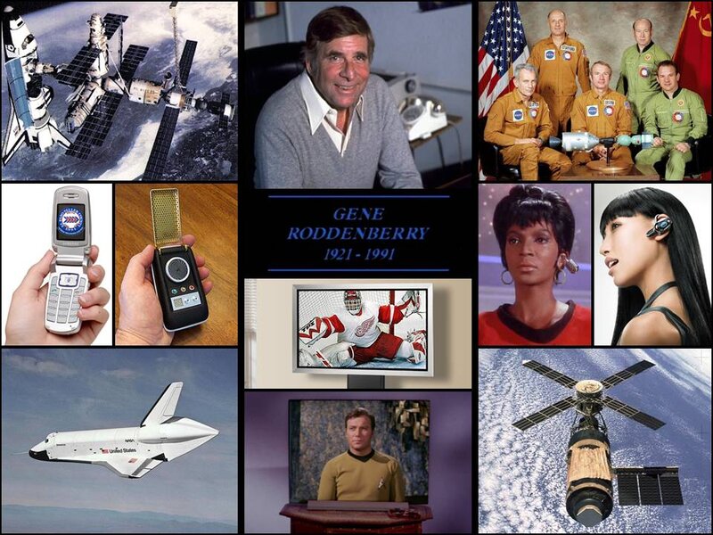 Gene Roddenberry Collage