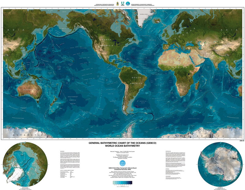 General Bathymetric Chart of the Oceans