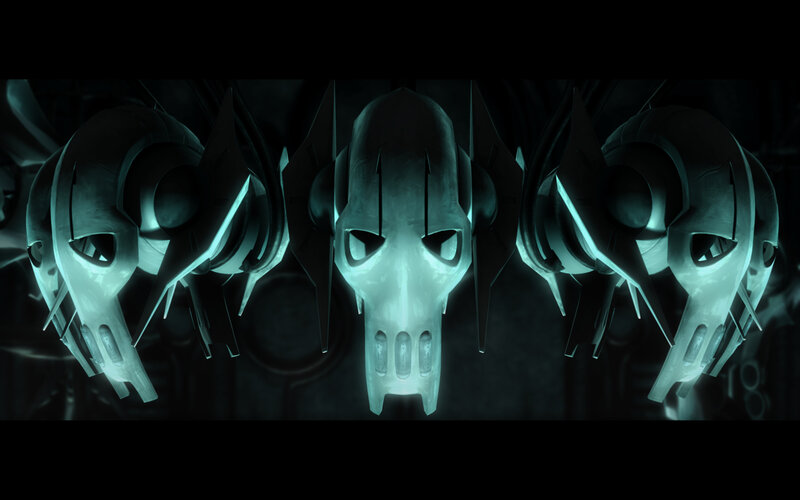 General Grievous helmet display