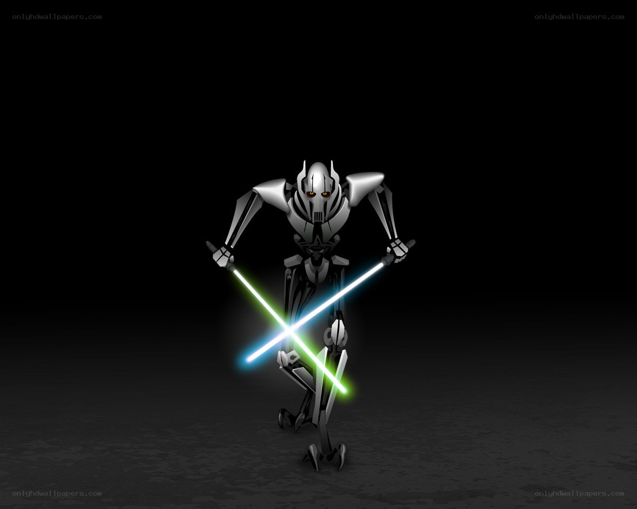 General Grievous with lightsabers