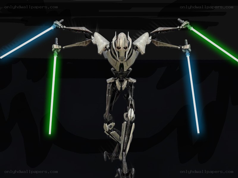 General Grievous with lightsabers