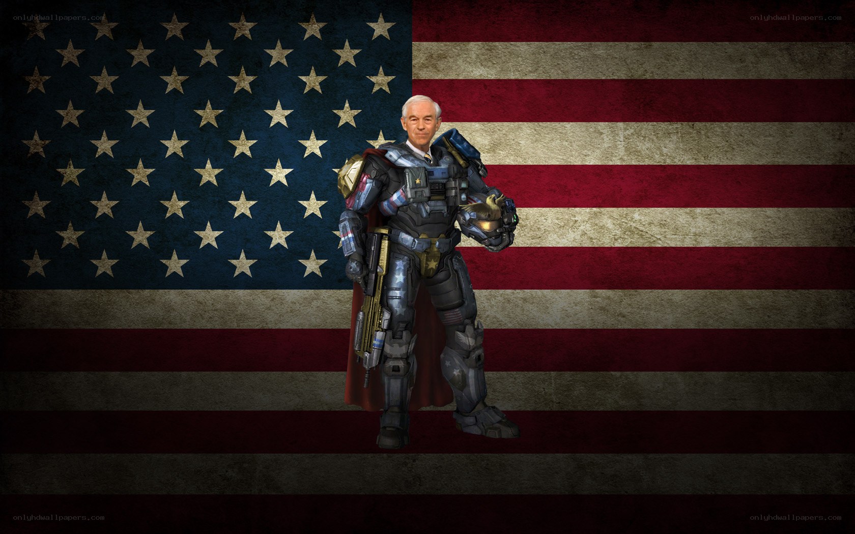 General in futuristic armor