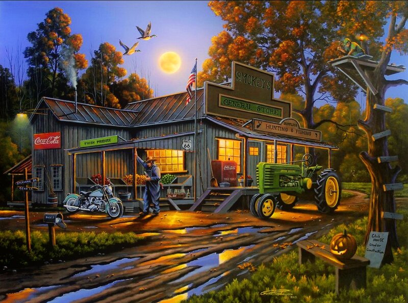 General Store at Dusk
