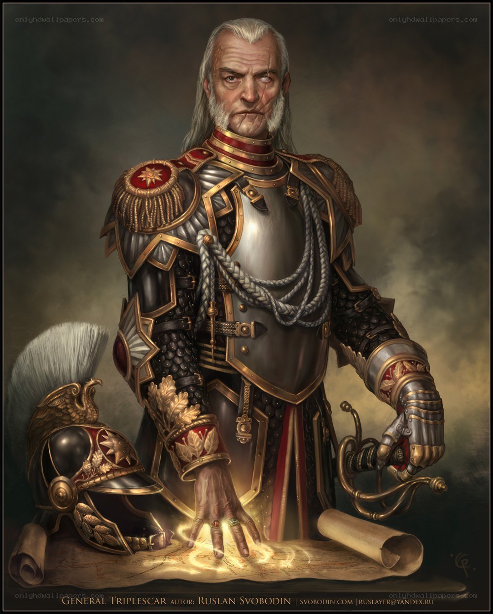 General Triplescar portrait