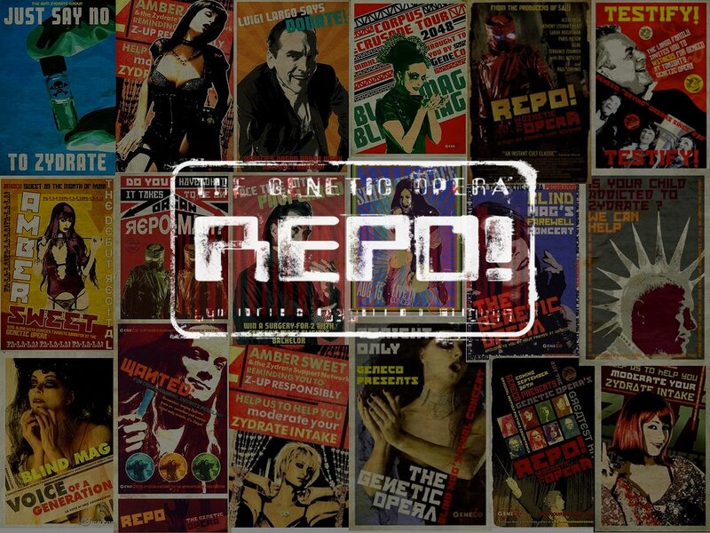 Genetic Opera poster collage