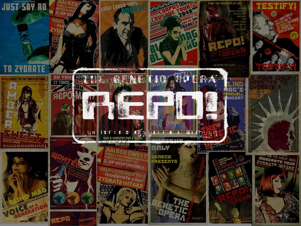 Genetic Opera poster collage