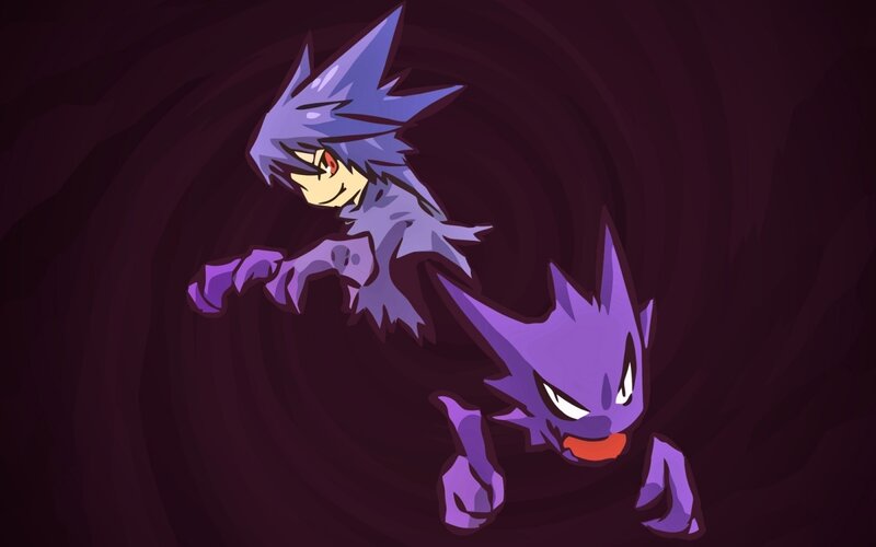Gengar and Gengar in a tunnel