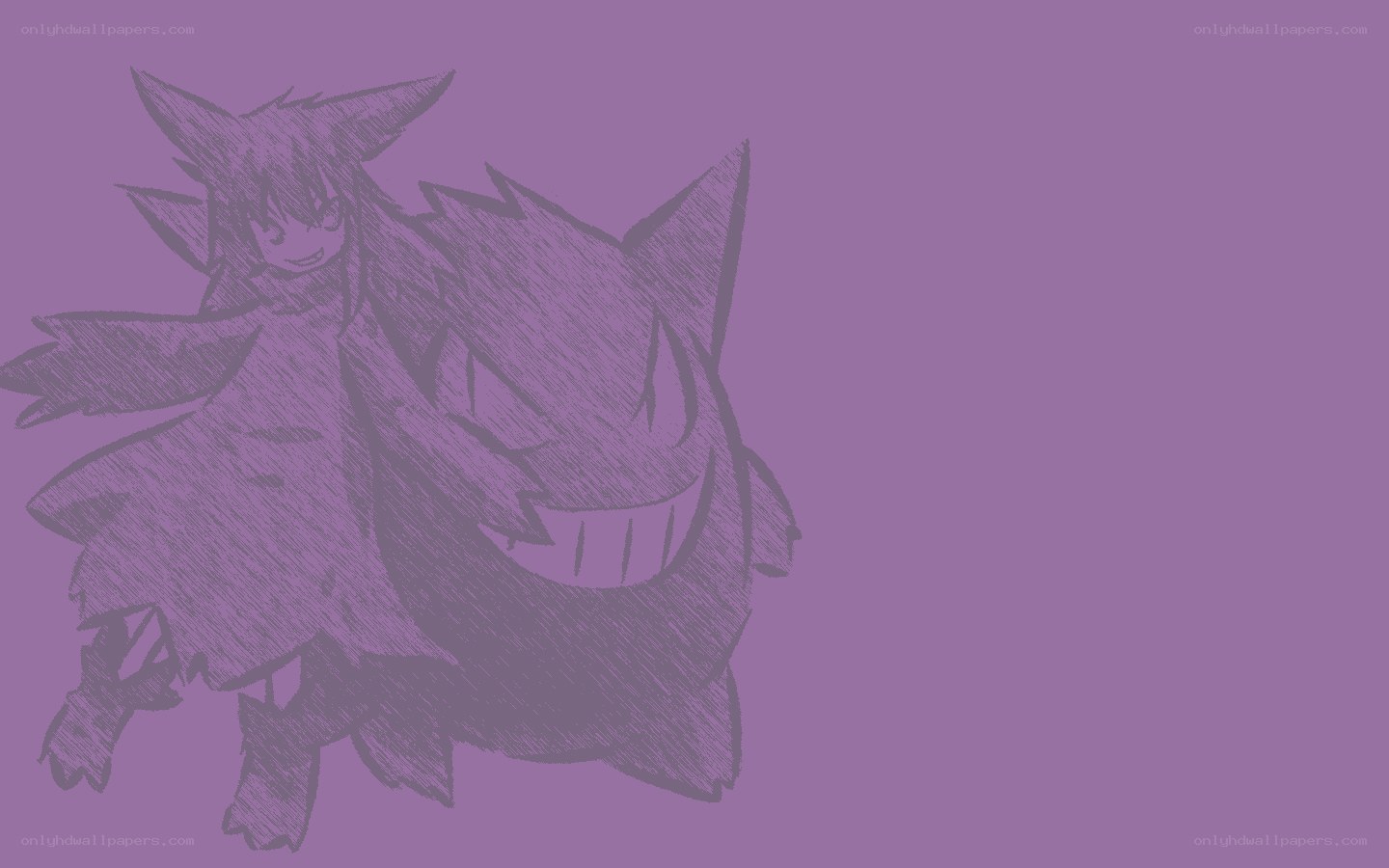 Gengar and Gengar sketch
