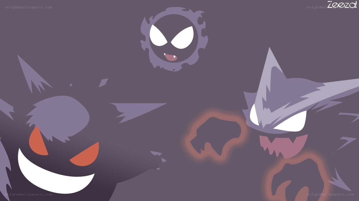 Gengar and Haunter artwork