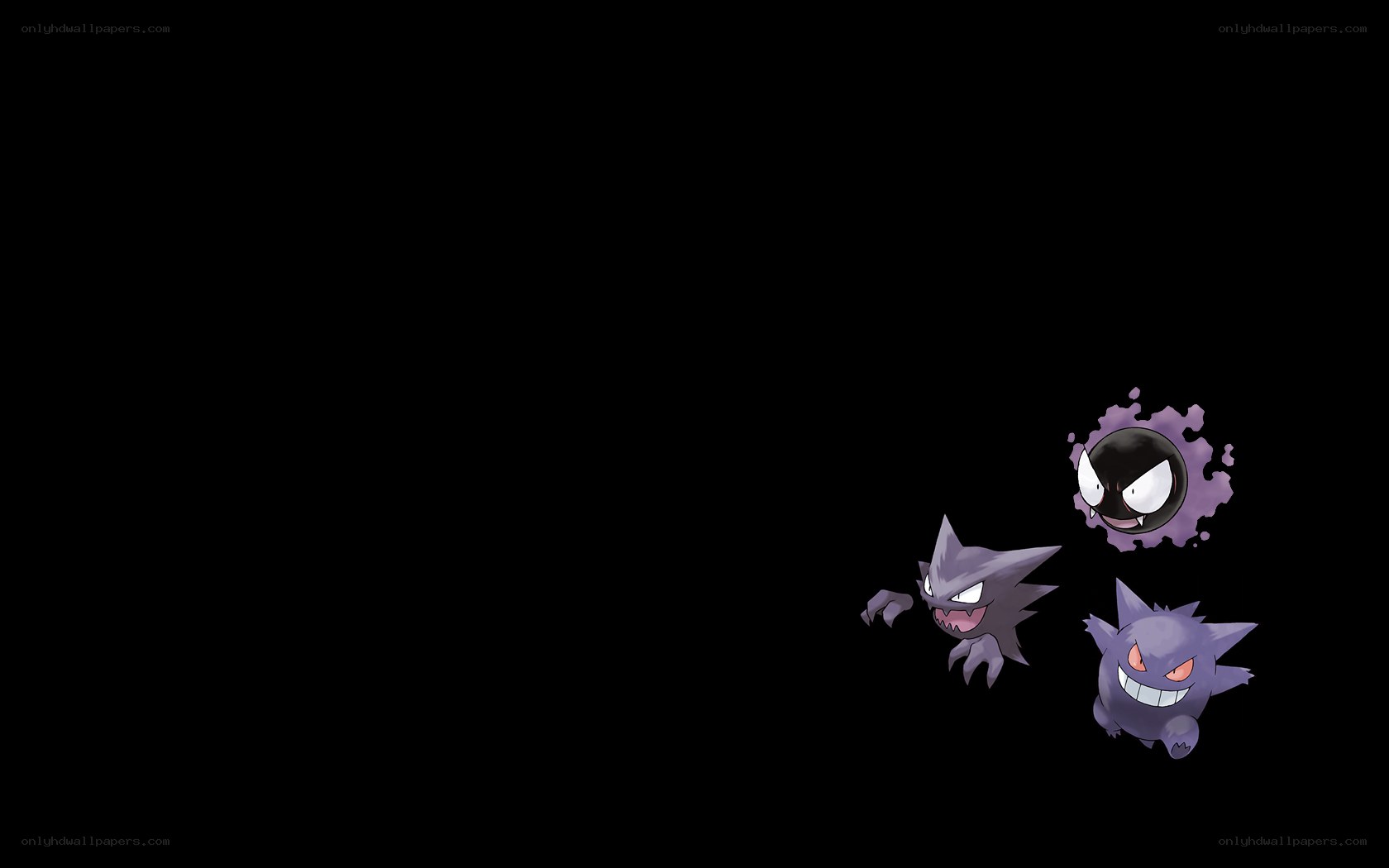 Gengar and Haunter characters