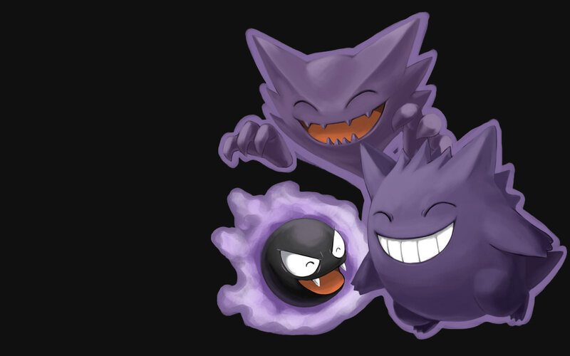 Gengar and Haunter Pokémon