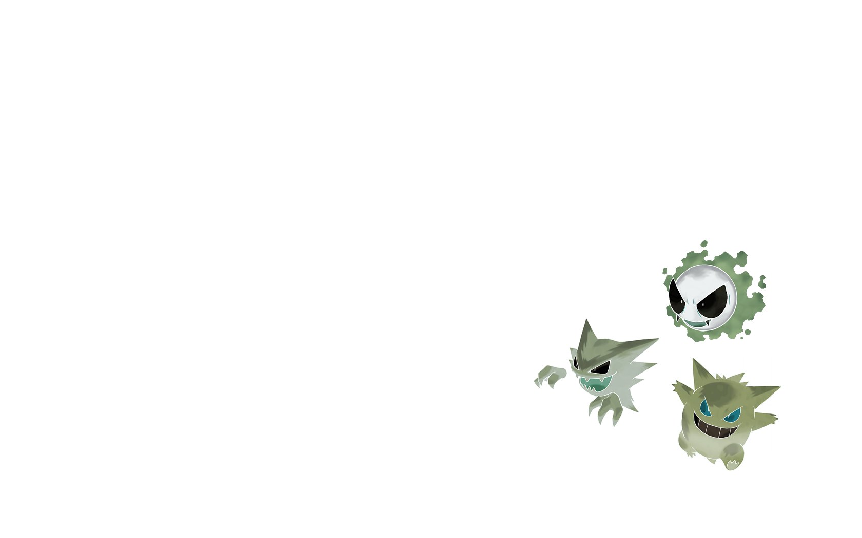 Gengar and its evolutions