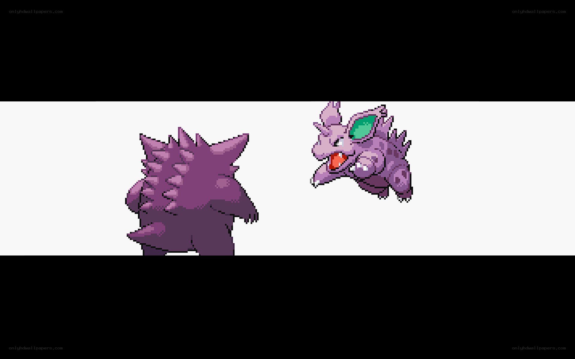 Gengar and Nidoking sprites