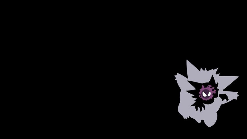 Gengar Character — Black, Dark