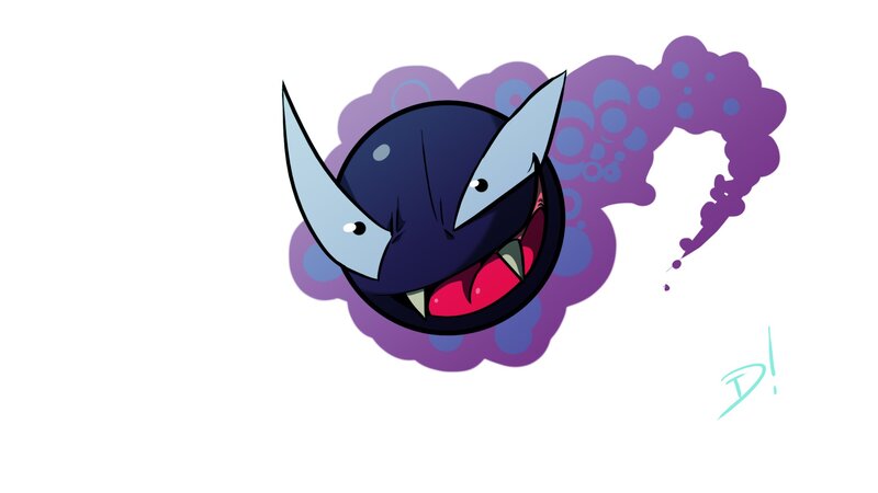 Gengar character illustration