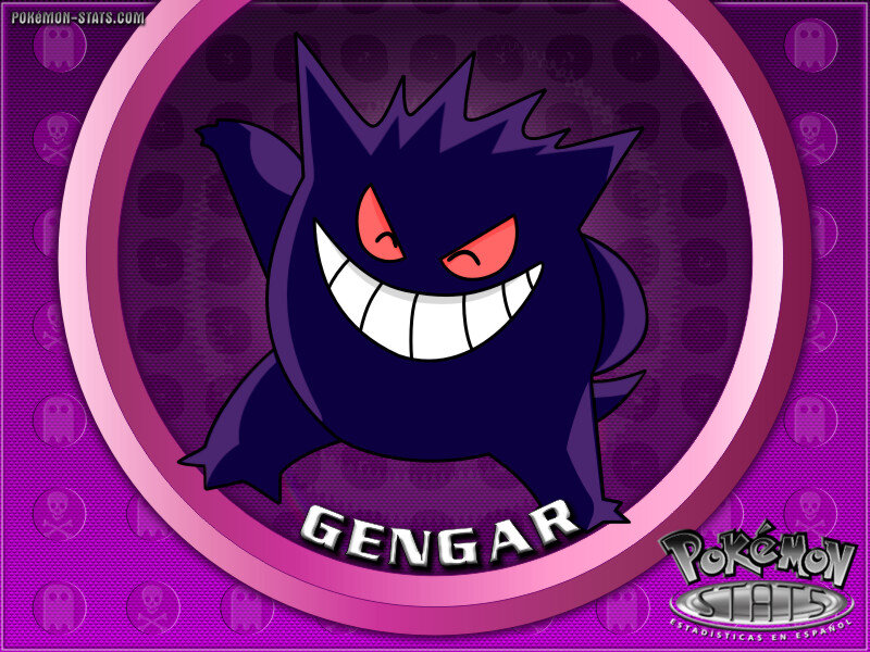 Gengar Character — Purple