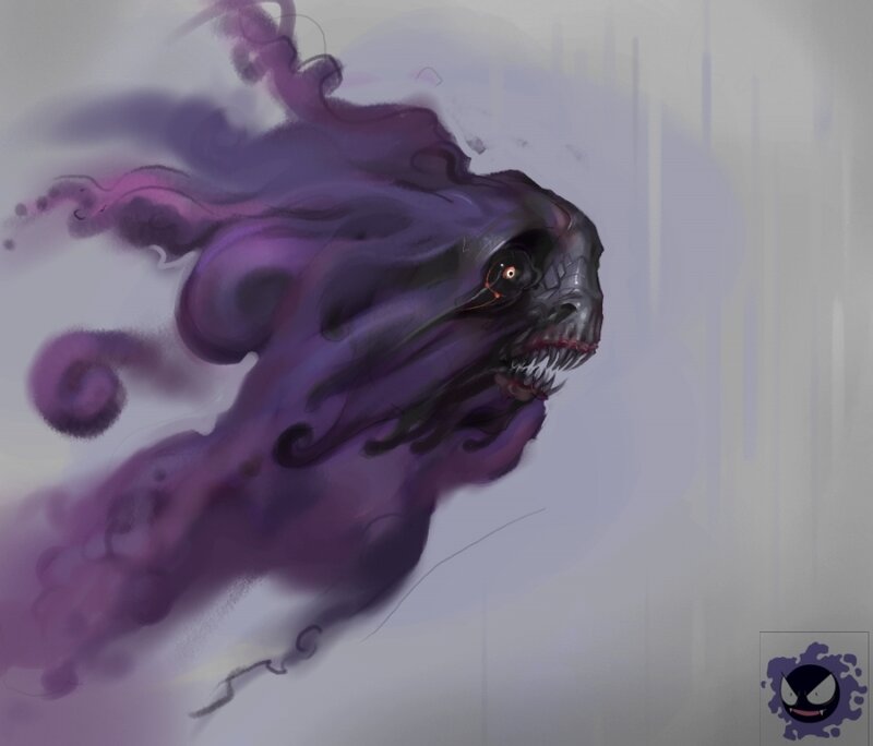 Gengar concept art