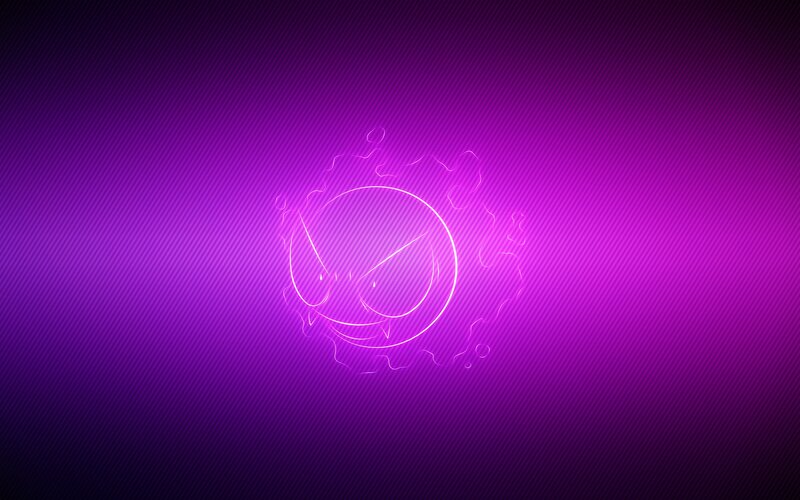 Gengar glowing outline