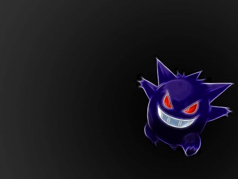 Gengar glowing wallpaper